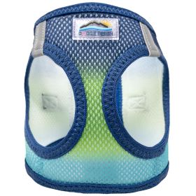 American River Choke Free Dog Harness Ombre Collection (Color: Northern Lights, size: 2X-Large)