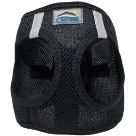 American River Solid Ultra Choke Free Dog Harness (Color: Black, size: XL)