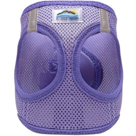 American River Solid Ultra Choke Free Dog Harness (Color: Paisley Purple, size: medium)